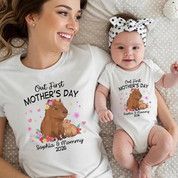 Tops - Mama Shirt, First Mothers Day Shirt, Our 1St Mothers Day Together Shirt